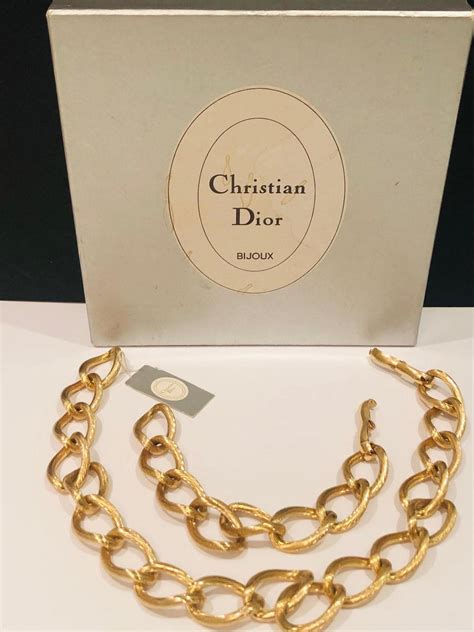 vintage dior necklace silver|vintage christian Dior necklaces.